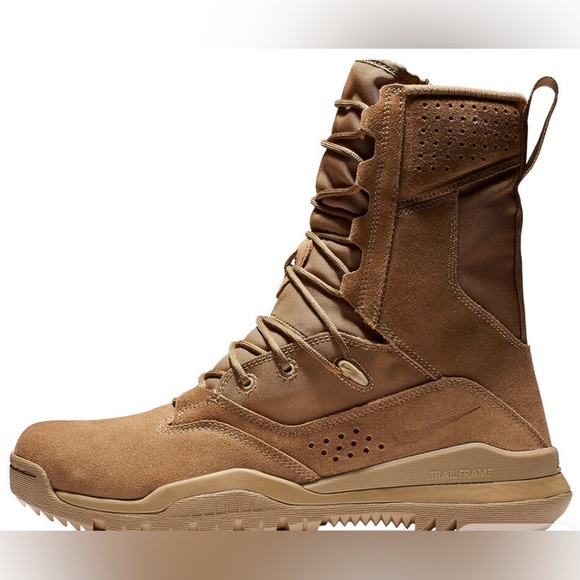 Nike SFS Trail-frame field combat boots.size 8 tan height approximately 8 1/2 . - Picture 3 of 12